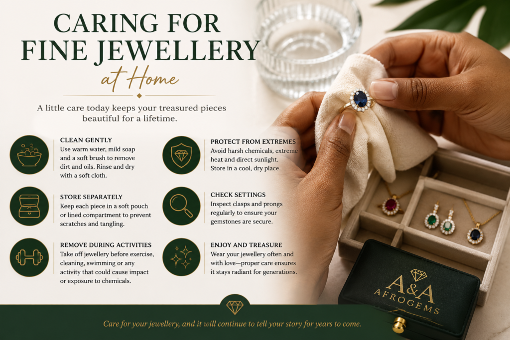 Caring for Fine Jewellery at Home