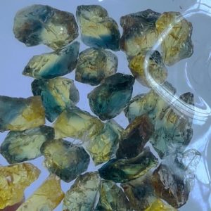Olive Green Tourmaline Rough Parcel